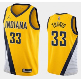 Dres Indiana Pacers Myles Turner 33 2020-21 Jordan Brand Statement Edition Swingman